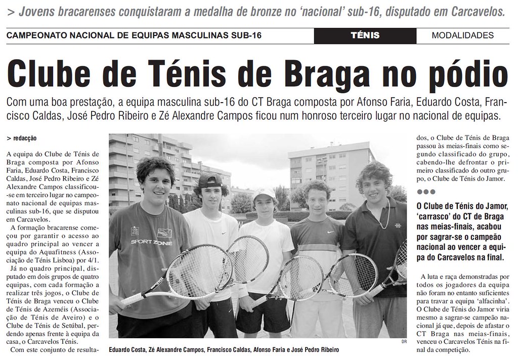 CM 7-07-11, Clube Ténis Braga